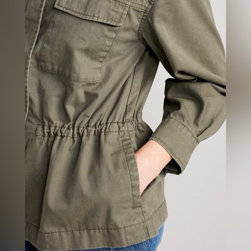 Old Navy Cinched-Waist Utility Jacket for Women Size 2XL - Picture 2 of 14